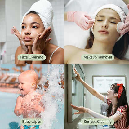 Unifree Promax Facial Towels - Luxuriously Thick & Versatile 200 Count Value Pack for All Skin Types