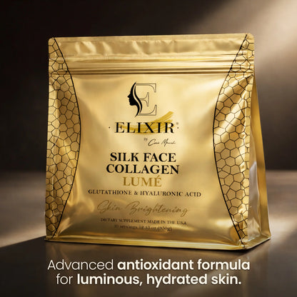Elevate Your Radiance with Silk Face Collagen Lumé by Coco March – A Powerful Blend of Collagen, Glutathione, and Hyaluronic Acid for Youthful, Hydrated Skin – 20G Protein per Serving in a Convenient 12.35 Oz (350G) Format