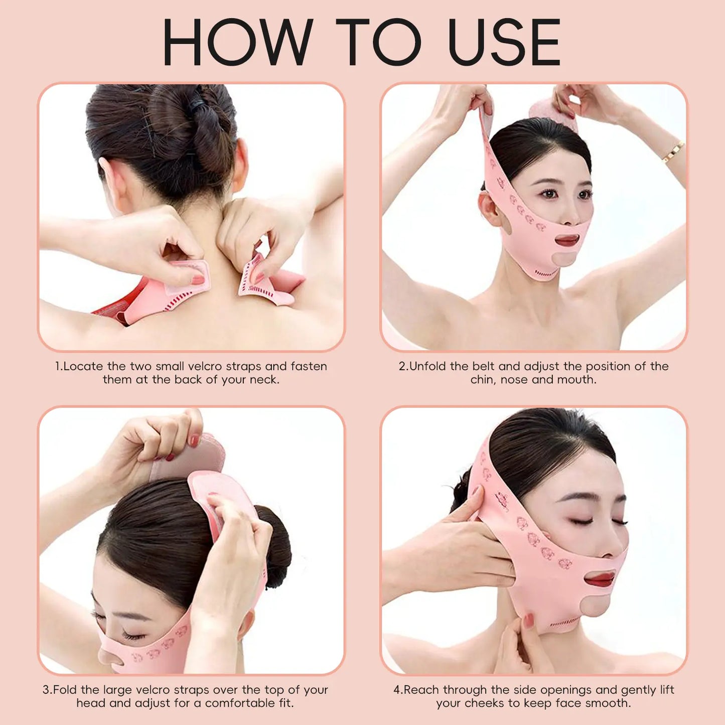 Double Chin V-Shape Lifting Patch, V-Shape Facial Contouring Strap, Unisex Facial Contouring Patch