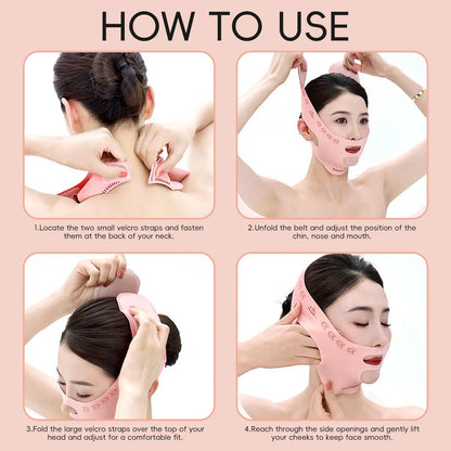 Double Chin V-Shape Lifting Patch, V-Shape Facial Contouring Strap, Unisex Facial Contouring Patch