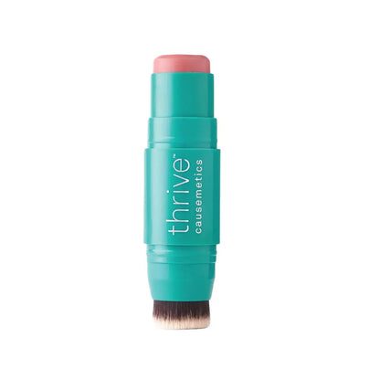 Transform Your Look with Thrive Causemetics Triple Threat Color Stick - Your Ultimate Blush, Bronzer, Highlighter, and Contour Solution!
