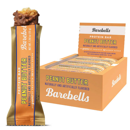 Indulge in Barebells Protein Bars - Box of 12 Delicious High-Protein Snacks with 15-20G Protein Each!