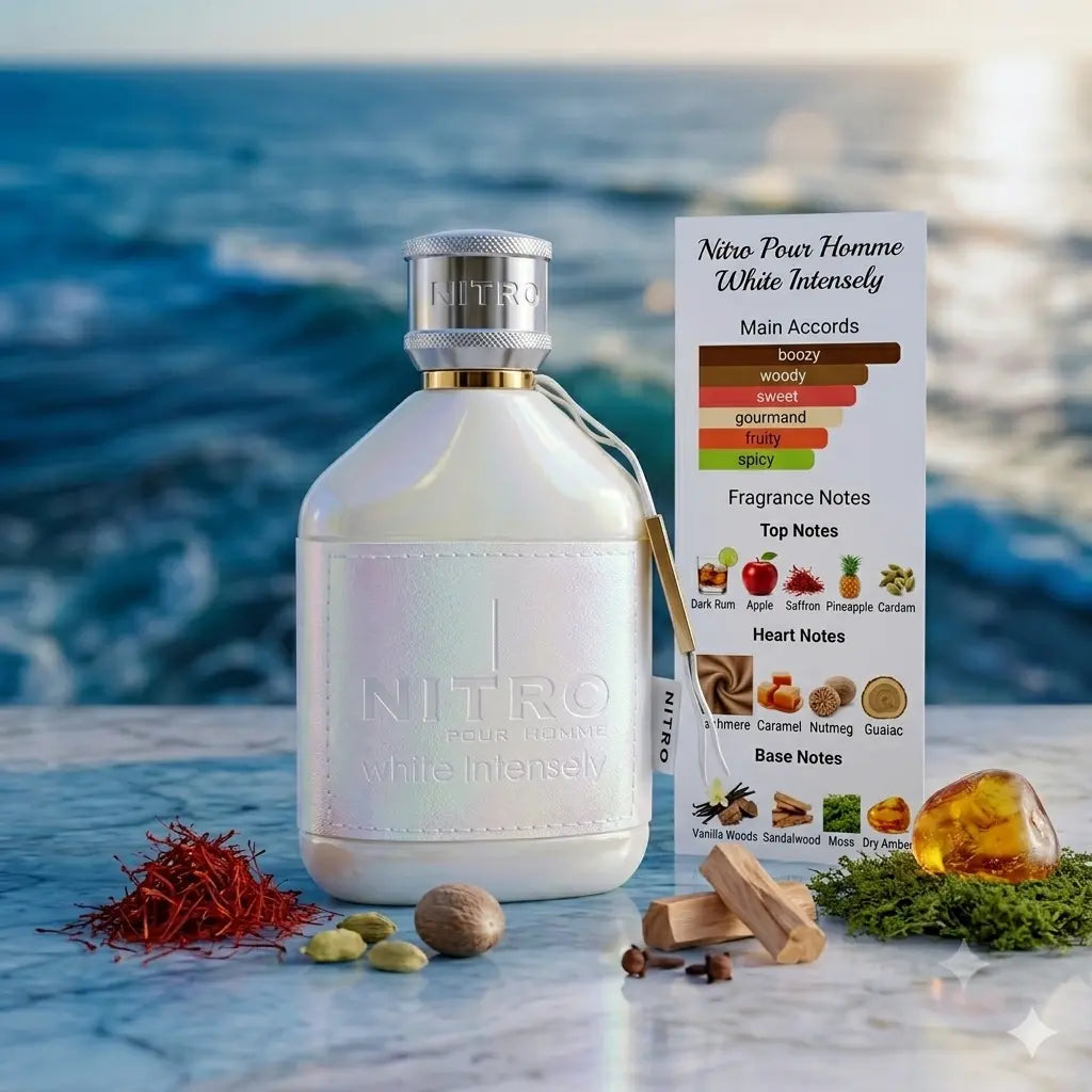 Experience Luxury with Dumont Nitro White Intensely Unisex Extrait De Parfum Spray - 3.4 Oz New Launch