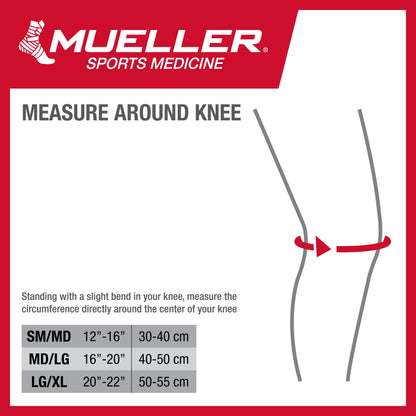 Ultimate Comfort and Support: Mueller 4-Way Stretch Premium Knee Support for Active Lifestyles - Large/Extra Large