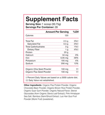 Indulge in LSF Chocolate Plant Protein Powder - 20G of Pure Plant Power, Sugar-Free & Gluten-Free for Optimal Nutrition
