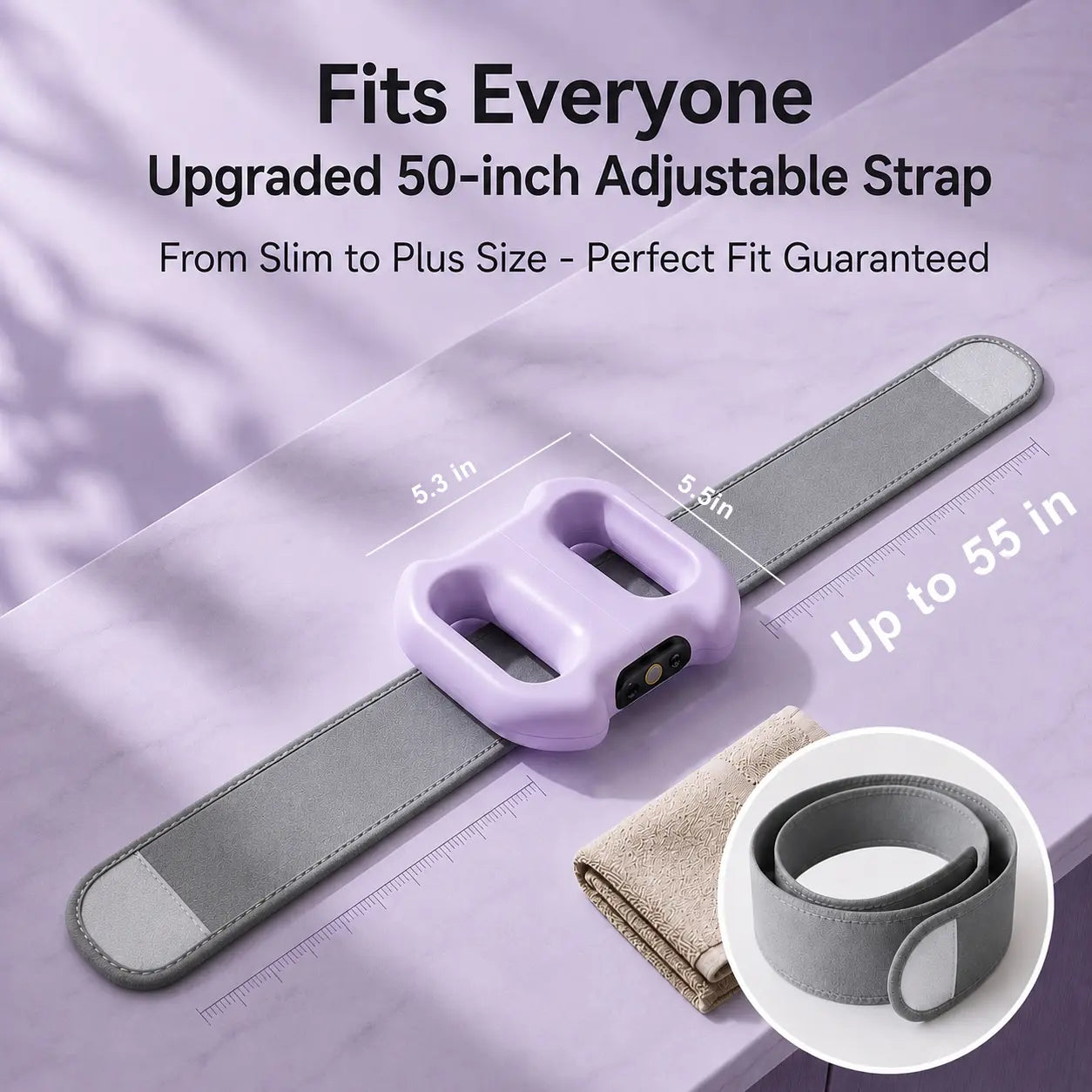 Revitalize Your Body with the Muscle Recovery Fascia Vibration Device - 2 Modes, 8 Intensity Levels, and Adjustable Strap for Ultimate Comfort!
