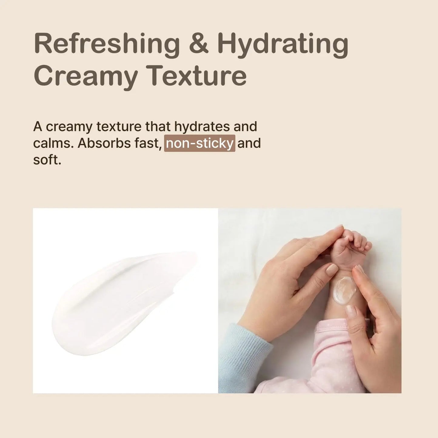 Abooba Soothal Baby Moisturizing Cream - Fragrance-Free Eczema Relief with Ceramide & Cica for Sensitive Skin - 24-Hour Hydration for Kids - 6.09 Fl Oz (180 ml)