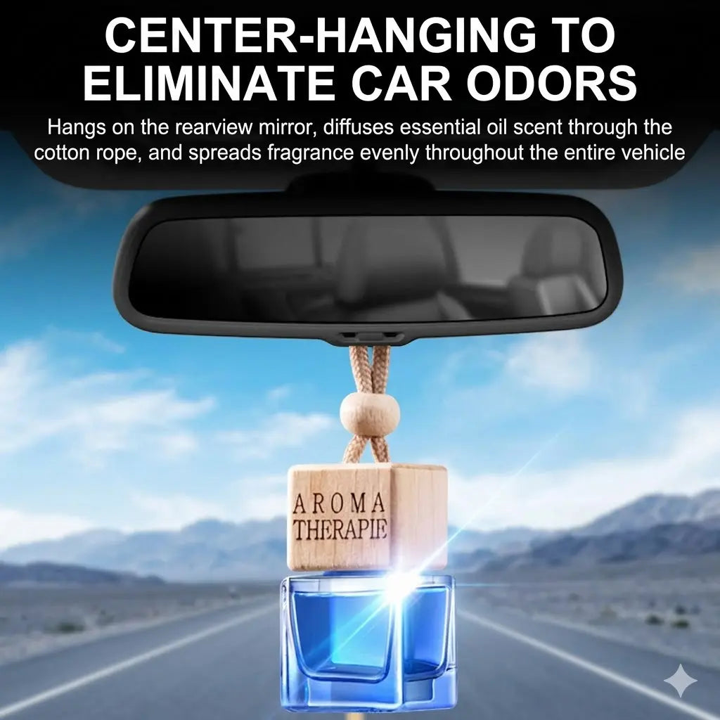 Two Car Air Freshener Pendants Make up a Set (Two-Pack).