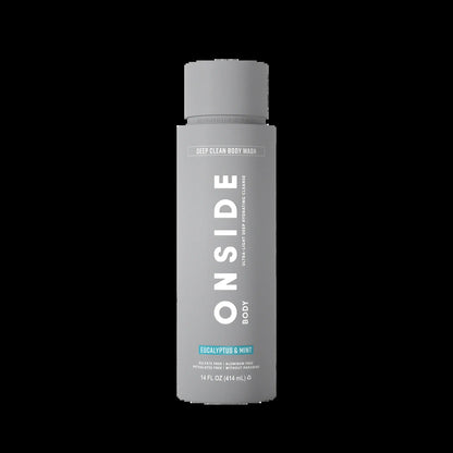 ONSIDE Deep Clean Body Wash | Removes Sweat, Dirt & Buildup | Maintains Skin Balance, Soothes & Refreshes | Dermatologist Tested + Sulfate, Paraben & Phthalate Free