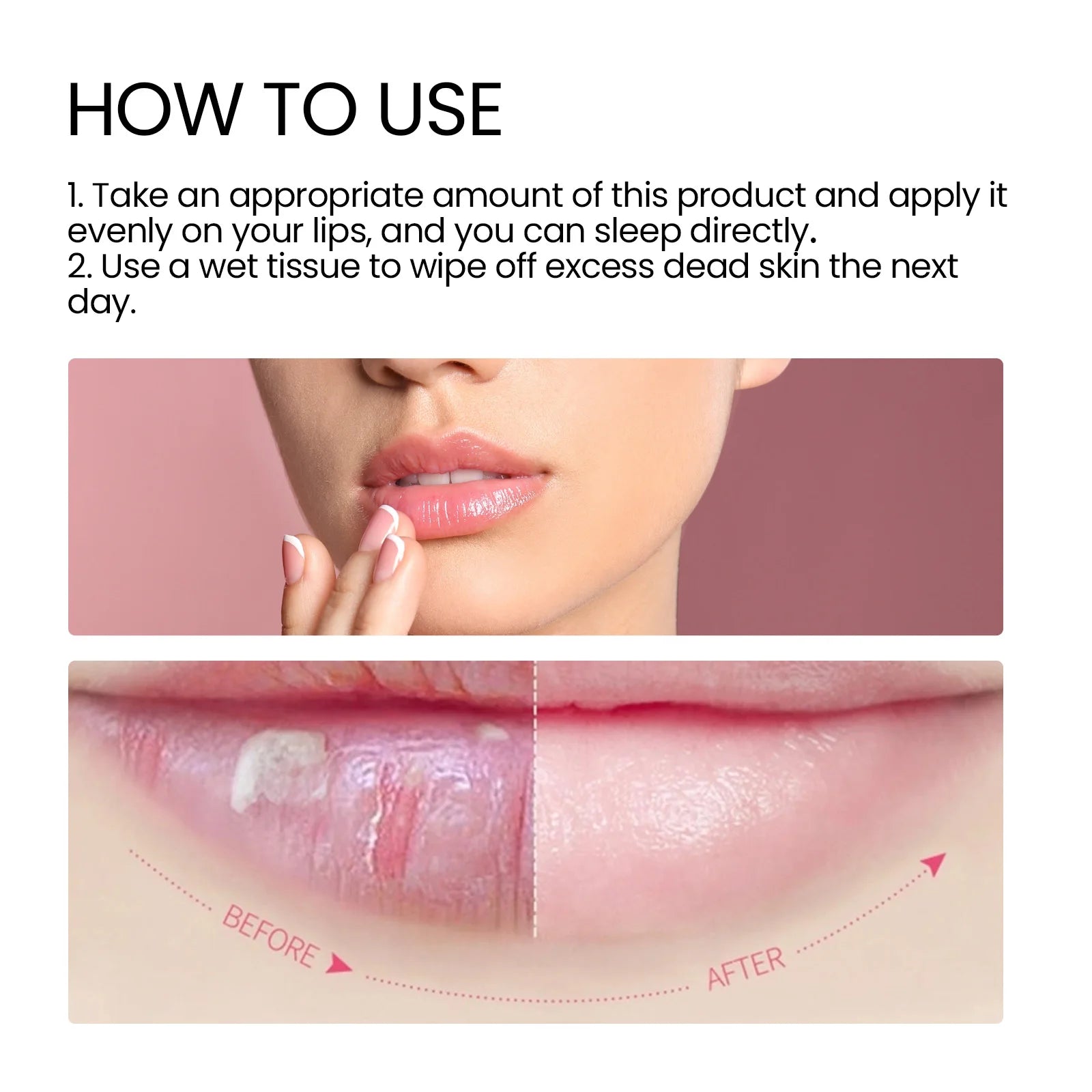 Revitalize Your Lips Overnight: Hydrating Lip Sleeping Mask for Deep Moisture, Gentle Exfoliation, and Plump Perfection