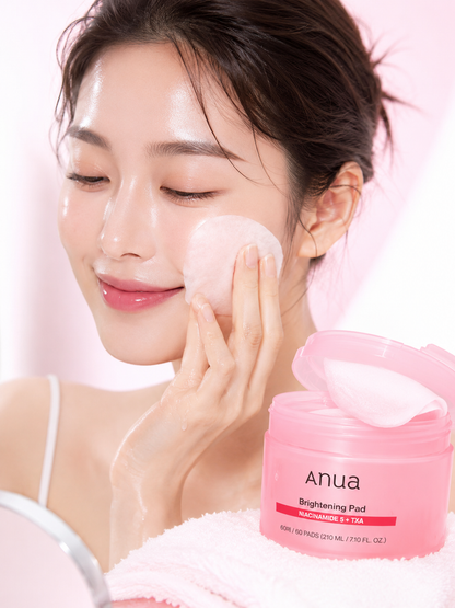 Vitamin-Niacinamide Brightening Toner Pads — Glutathione + Vitamin C (70 Pads / 180ml)