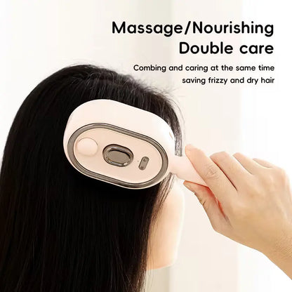 Revitalize Your Hair with the 3-in-1 Electric Spray Air Cushion Massage Comb – Perfect for Detangling, Moisturizing, and Styling!