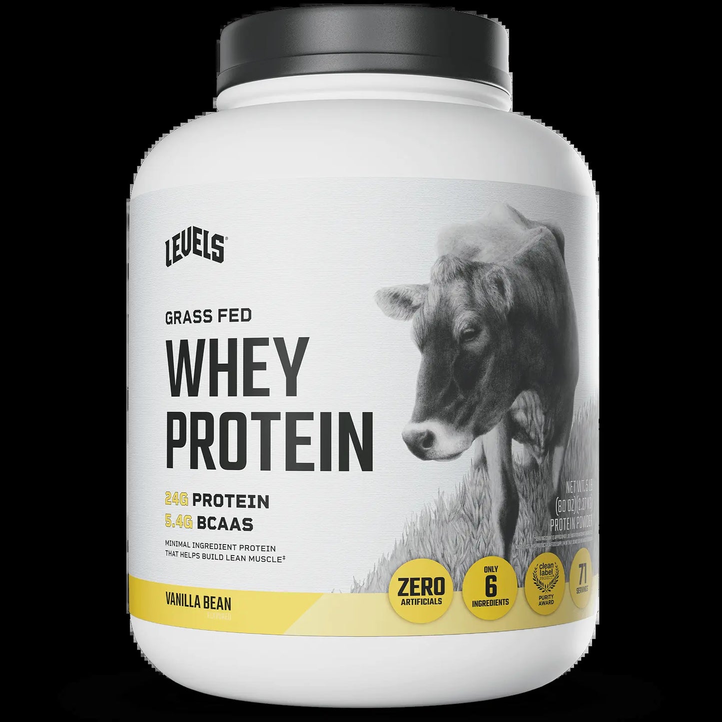 Premium Grass-Fed Whey Protein - 24G of Pure Protein, No Artificial Additives