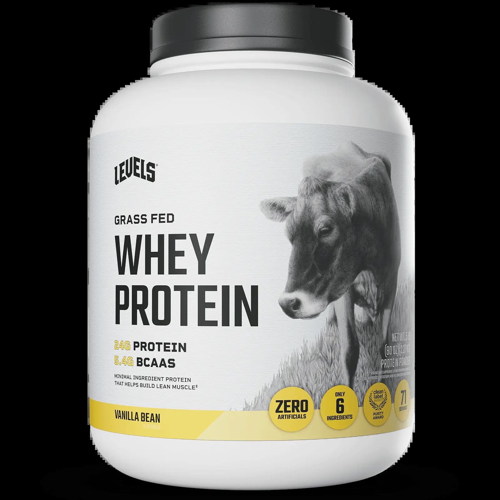 Premium Grass-Fed Whey Protein - 24G of Pure Protein, No Artificial Additives