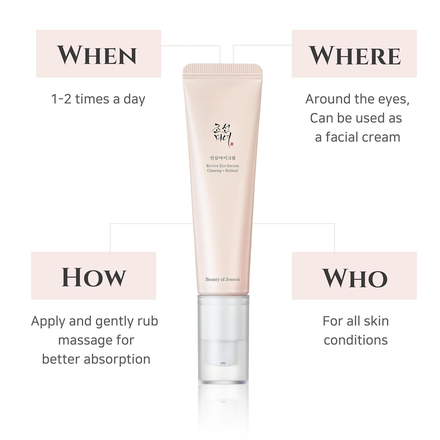 Beauty of Joseon Revive Eye Serum with Retinal Niacinamide Correction (02/27/27)
