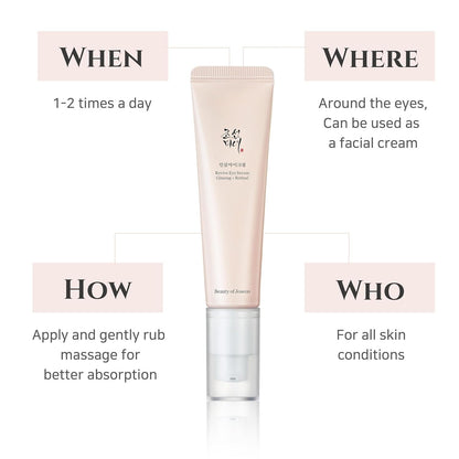 Beauty of Joseon Revive Eye Serum with Retinal Niacinamide Correction (02/27/27)