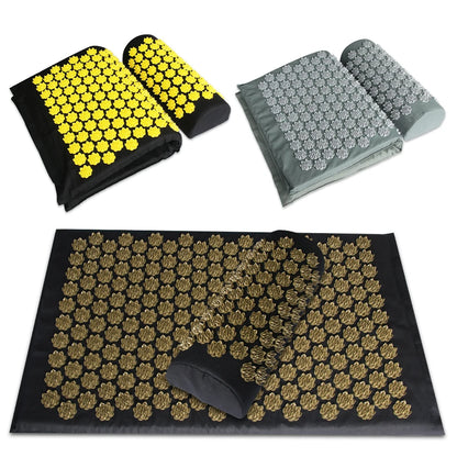 Ultimate Massage Cushion: Yoga Acupressure Mat for Stress Relief and Body Pain Alleviation
