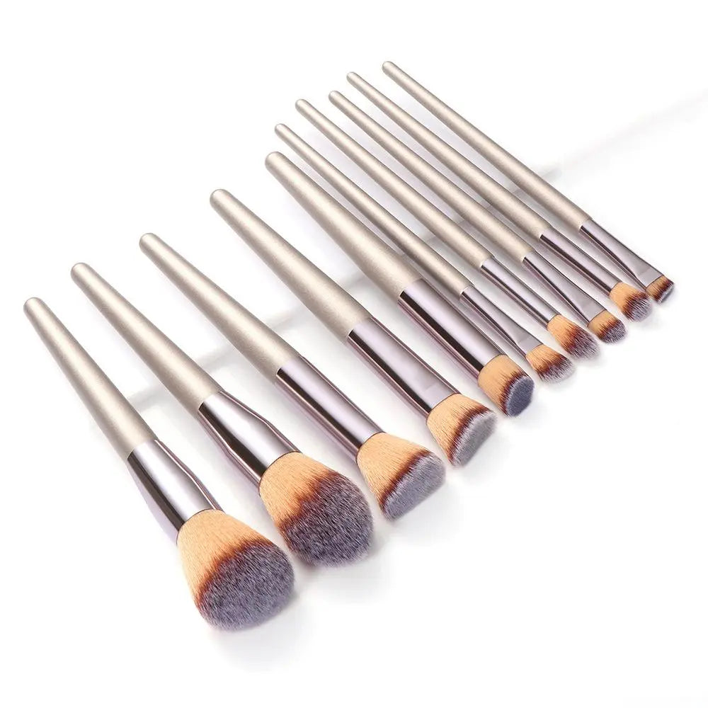 Elevate Your Beauty Game with Our 10-Piece Professional Makeup Brush Set - Perfect for Flawless Looks!