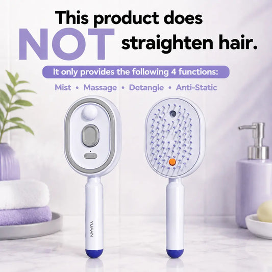 Revitalize Your Hair with the Electric Spray Air Cushion Massage Comb - Enjoy Self-Cleaning, Anti-Tangle, Anti-Static, and Aromatherapy Features!