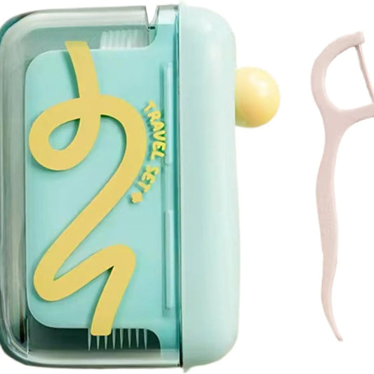 Elevate Your Oral Care with the Portable Dental Floss Case – The Ultimate Refillable Dispenser for Freshness on the Go!
