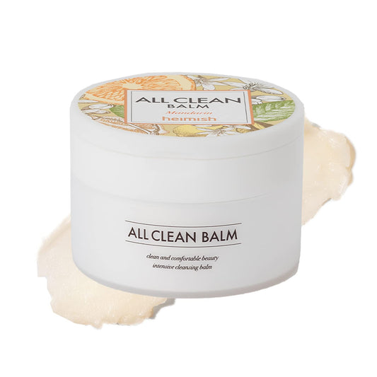 All Clean Balm Mandarin 4.0Fl.Oz/120Ml - Cleansing Balm, Waterproof Makeup Remover, Face Cleanser, Oil Based Cleanser, Korean Skincare with Natural Aroma Oil, Vegan, for All Skin Types