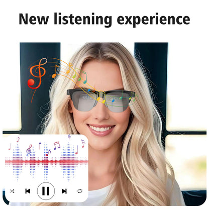 Experience the Future with 2025 Smart Glasses: Music Playback, Voice Assistant, and Wireless Calls - Stylish Blue Light Blocking for Everyone