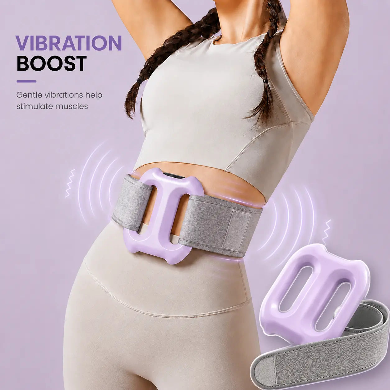 Revitalize Your Body with the Muscle Recovery Fascia Vibration Device - 2 Modes, 8 Intensity Levels, and Adjustable Strap for Ultimate Comfort!