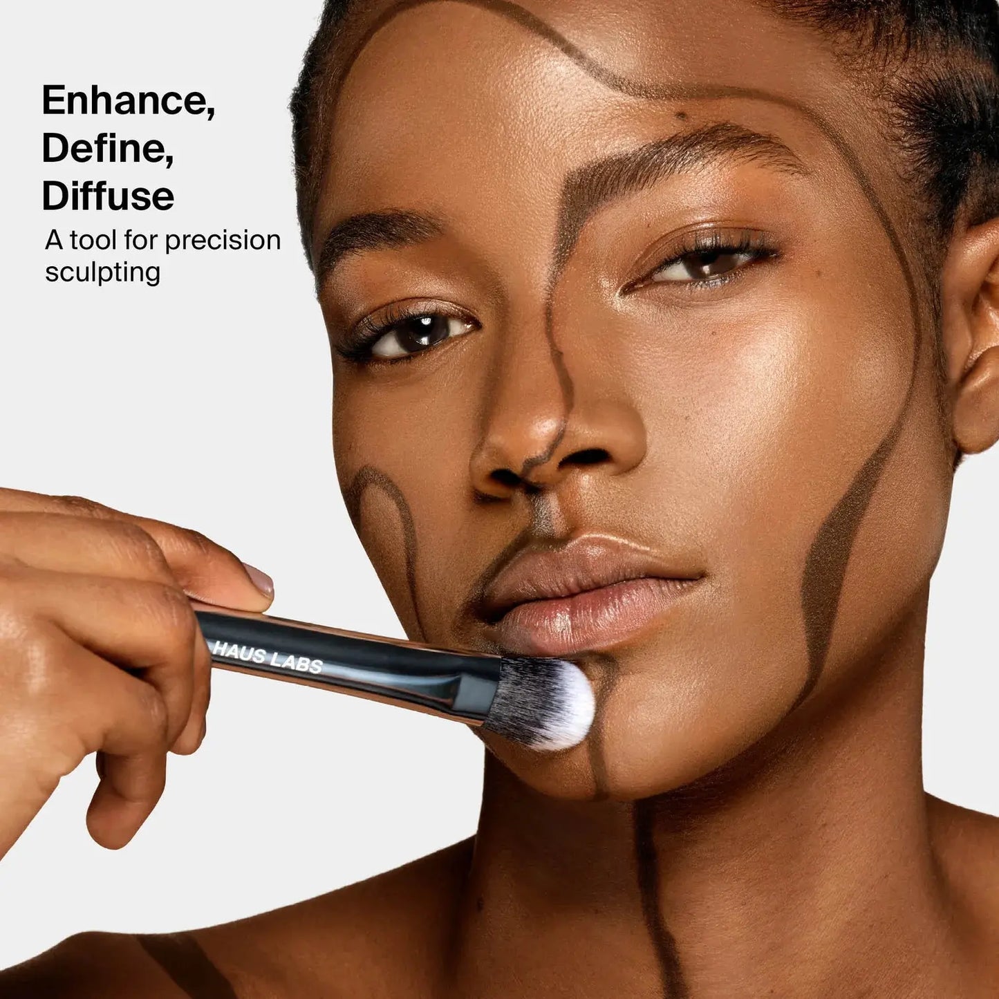 SHAPING DUO (SHAPING BALM + SCULPTING BRUSH) - Contour Stick & Sculpting Brush Set with 9 Shadow-Inducing Tones for Precision and Versatility