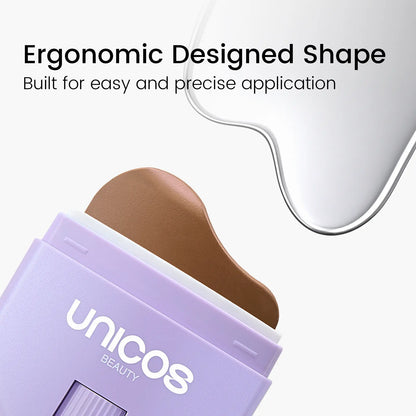 Transform Your Contours with UNICOS S-Wave Contour Stick - Effortless Application, Weightless Feel, and Long-Lasting Performance