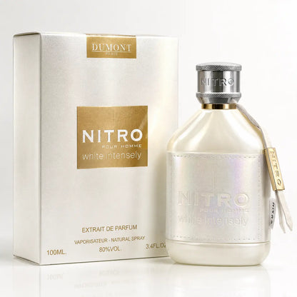 Experience Luxury with Dumont Nitro White Intensely Unisex Extrait De Parfum Spray - 3.4 Oz New Launch