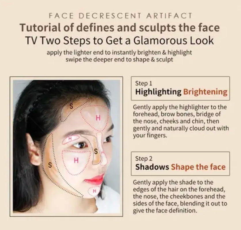 Dual-Ended Highlight and Contour Stick for Flawless Definition