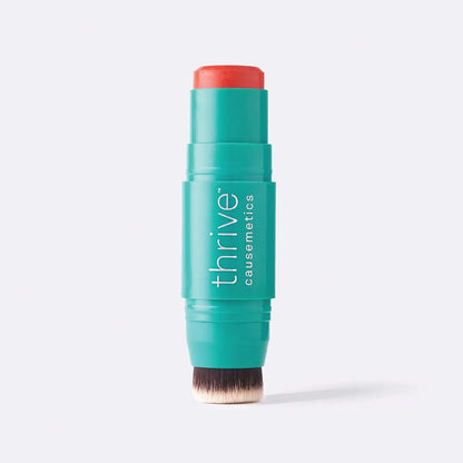 Transform Your Look with Thrive Causemetics Triple Threat Color Stick - Your Ultimate Blush, Bronzer, Highlighter, and Contour Solution!