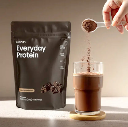 Unicity Everyday Protein Powder - 20g Pure Whey Isolate for Optimal Digestive Health - 15 Convenient Servings