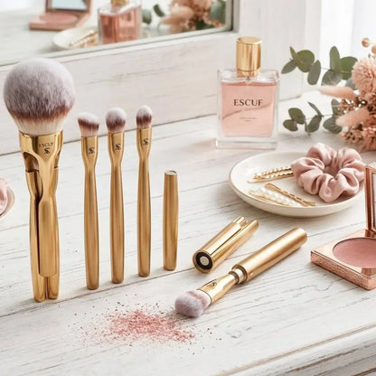 Revolutionary 4-in-1 Make-Up Brush for Effortless Beauty On-the-Go