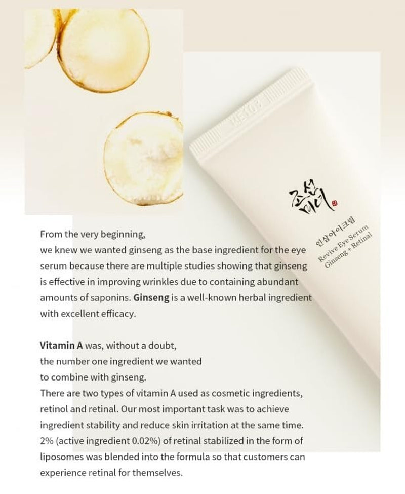 Beauty of Joseon Revive Eye Serum with Retinal Niacinamide Correction (02/27/27)