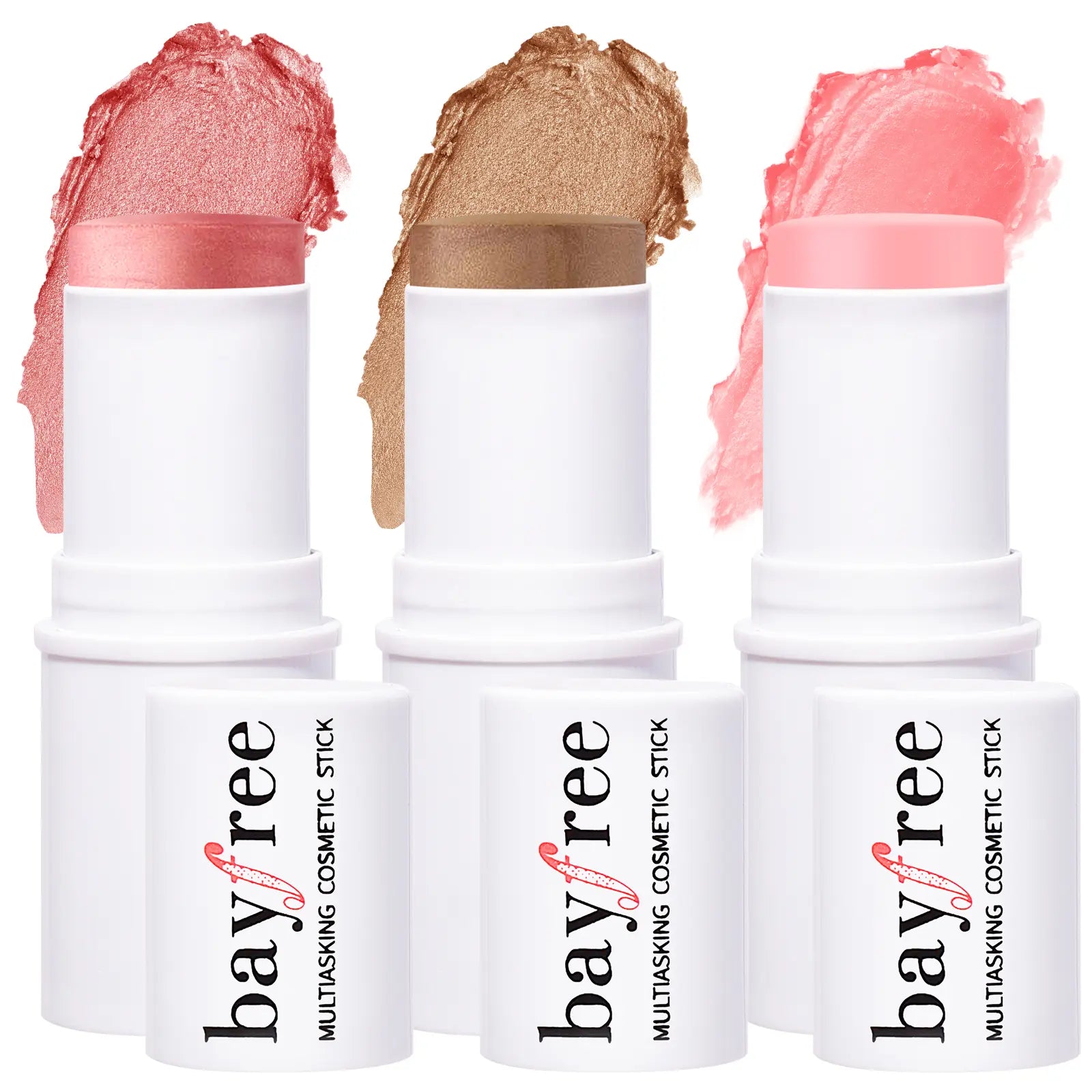 Transform Your Look with Bayfree's Versatile Multi Stick Trio: Blush & Contour Cream for Effortless Beauty