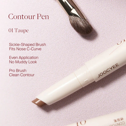 Illuminate and Sculpt Your Beauty with JOOCYEE 2-In-1 Highlighter & Contour Pen - Effortless Glow and Definition