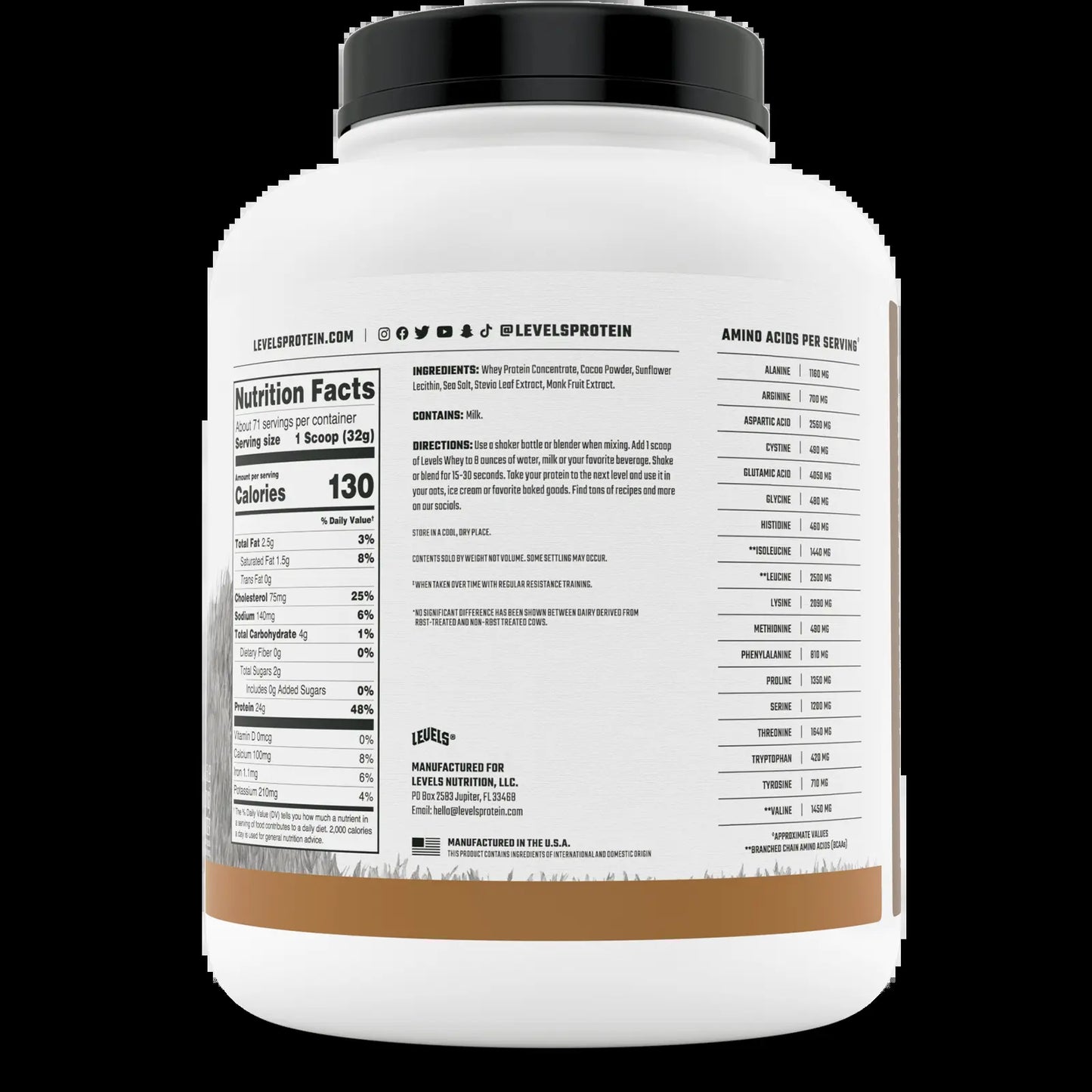Premium Grass-Fed Whey Protein - 24G of Pure Protein, No Artificial Additives