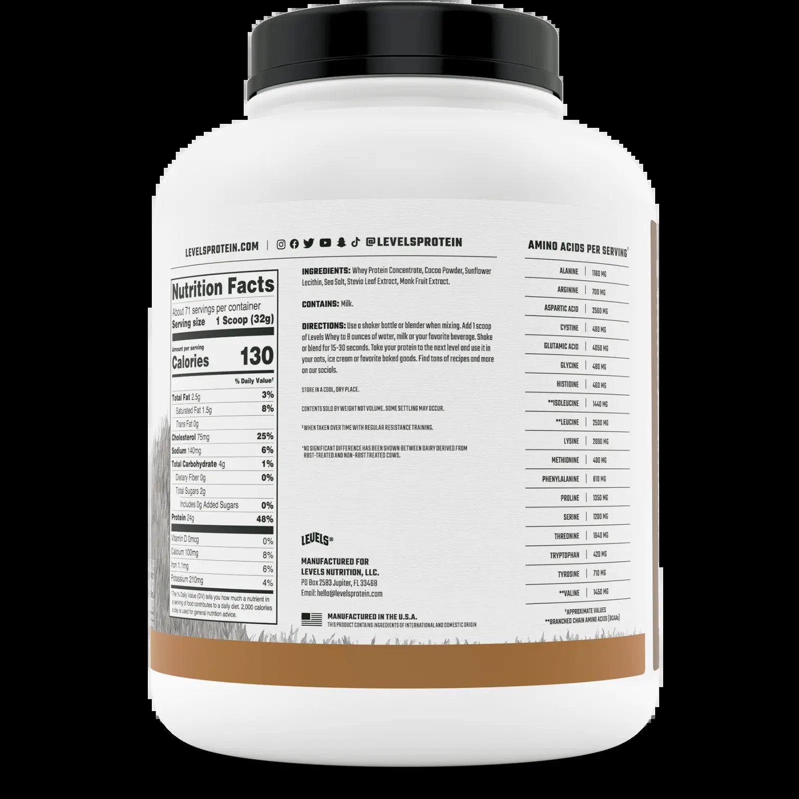Premium Grass-Fed Whey Protein - 24G of Pure Protein, No Artificial Additives