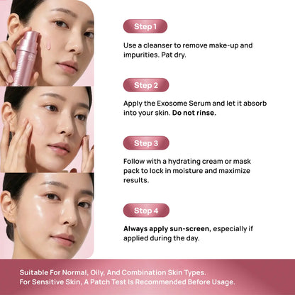 Revitalize Your Skin with PDRN Exosome Serum 700 – Hydrating Lightweight Serum Enriched with Niacinamide, Hyaluronic Acid & Peptides for Youthful Radiance