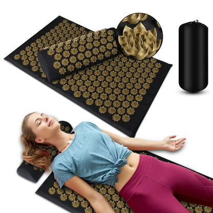 Ultimate Massage Cushion: Yoga Acupressure Mat for Stress Relief and Body Pain Alleviation