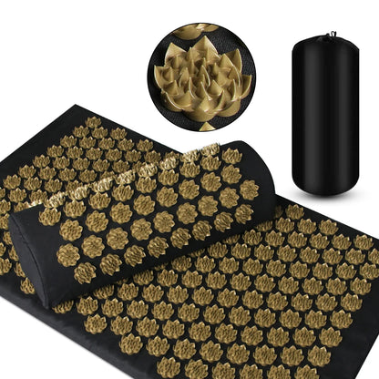 Ultimate Massage Cushion: Yoga Acupressure Mat for Stress Relief and Body Pain Alleviation