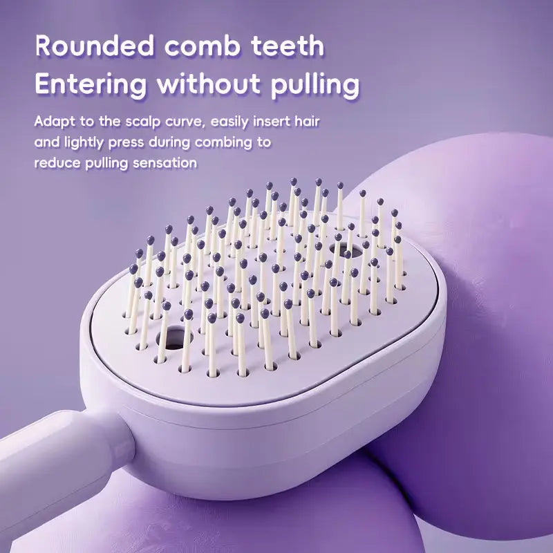 Revitalize Your Hair with the 3-in-1 Electric Spray Air Cushion Massage Comb – Perfect for Detangling, Moisturizing, and Styling!