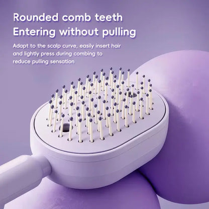 Revitalize Your Hair with the 3-in-1 Electric Spray Air Cushion Massage Comb – Perfect for Detangling, Moisturizing, and Styling!