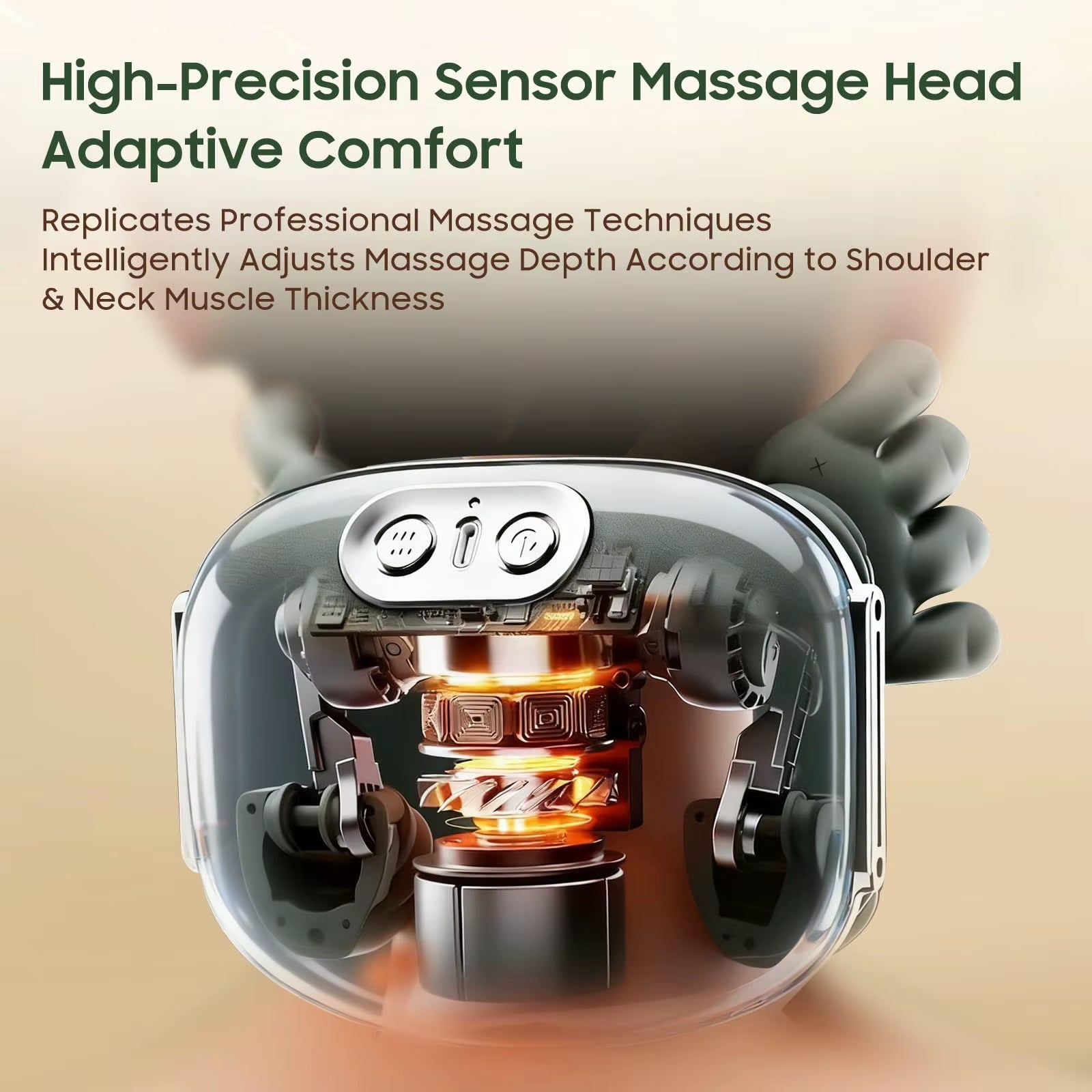 Experience Ultimate Relaxation with the Bionic Finger Wireless Neck and Shoulder Massager - Perfect for Stress Relief and Comfort