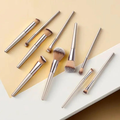 Elevate Your Beauty Game with Our 10-Piece Professional Makeup Brush Set - Perfect for Flawless Looks!