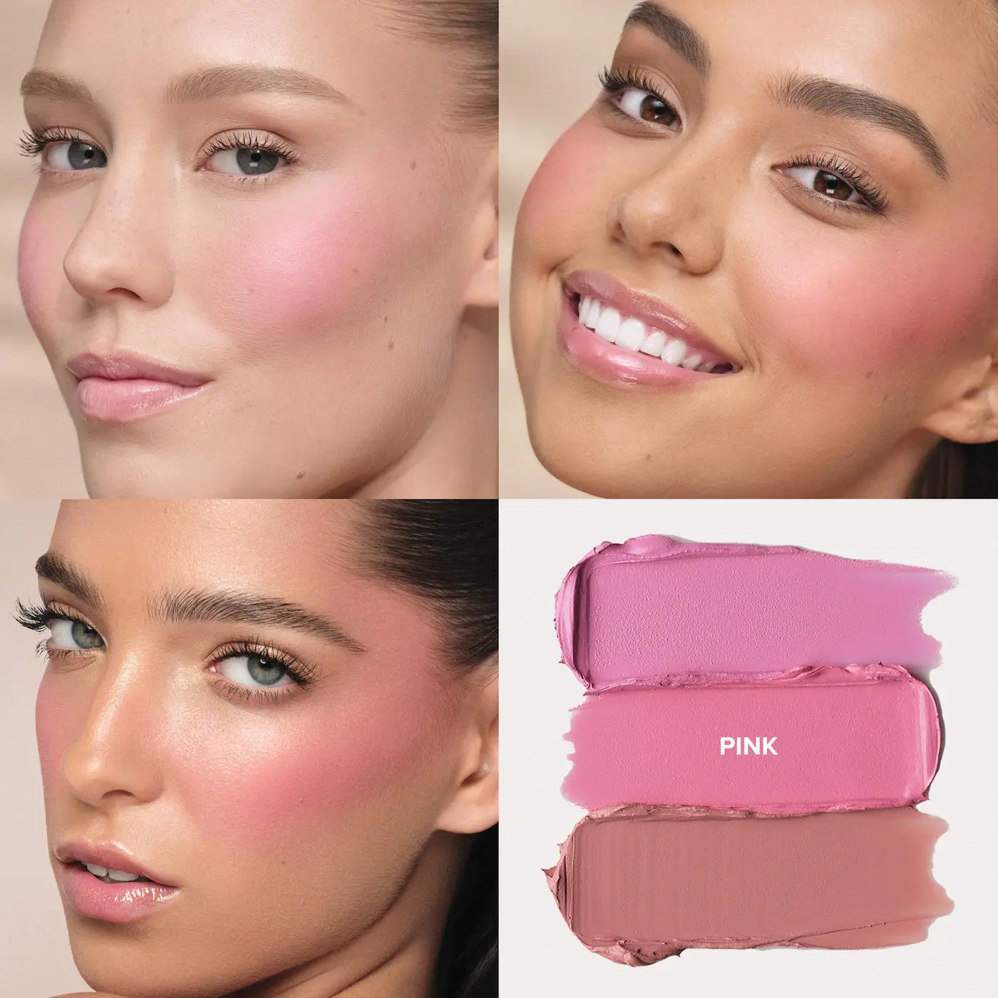 Full Pigment Sculpt & Blush 2-Piece Set - Pink Magic Touch Blush Trio + Smooth Blur Contour Beauty Cosmetics Cosmetics Products