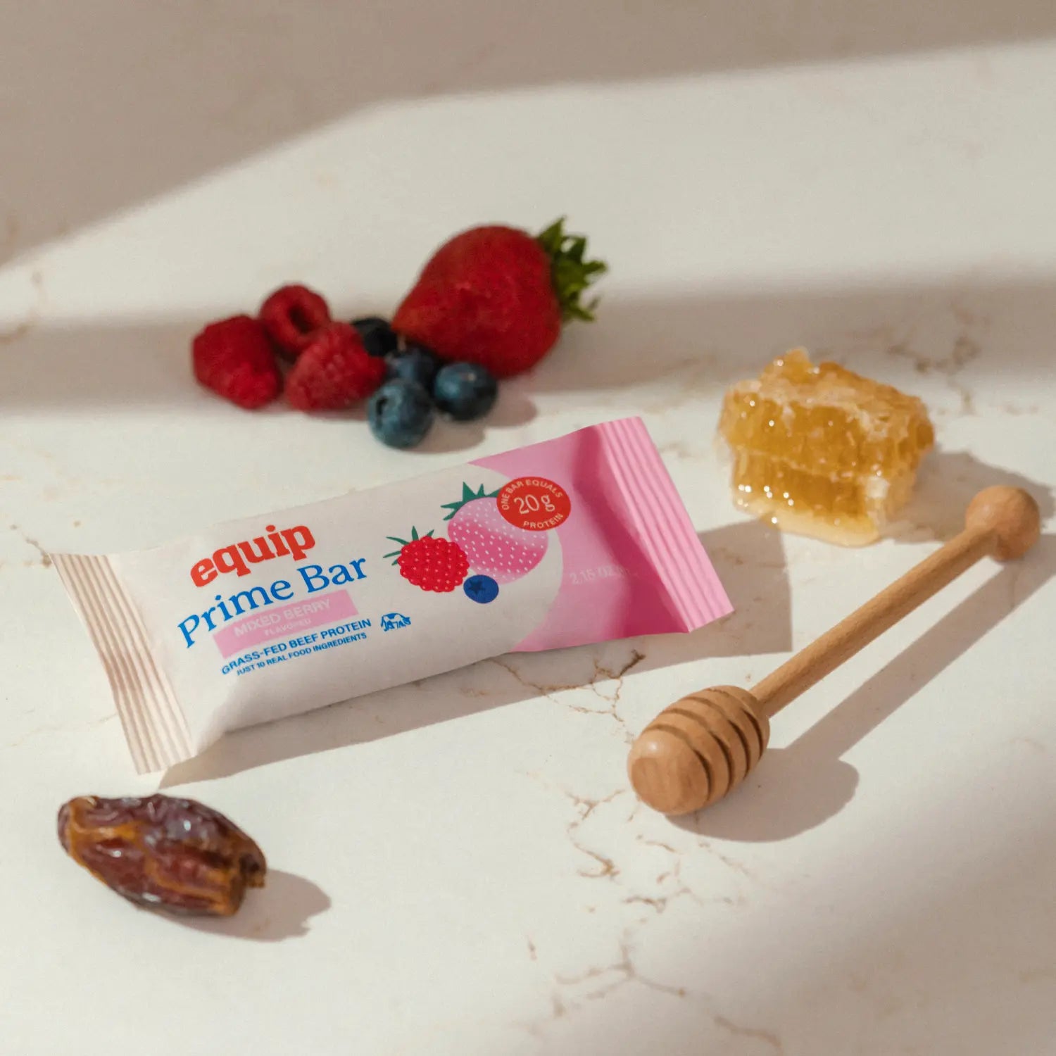 Indulge in Clean Nutrition with Equip Prime Bar - 20G of Grass-Fed Beef & Collagen Protein, Deliciously Rich Dessert Flavor