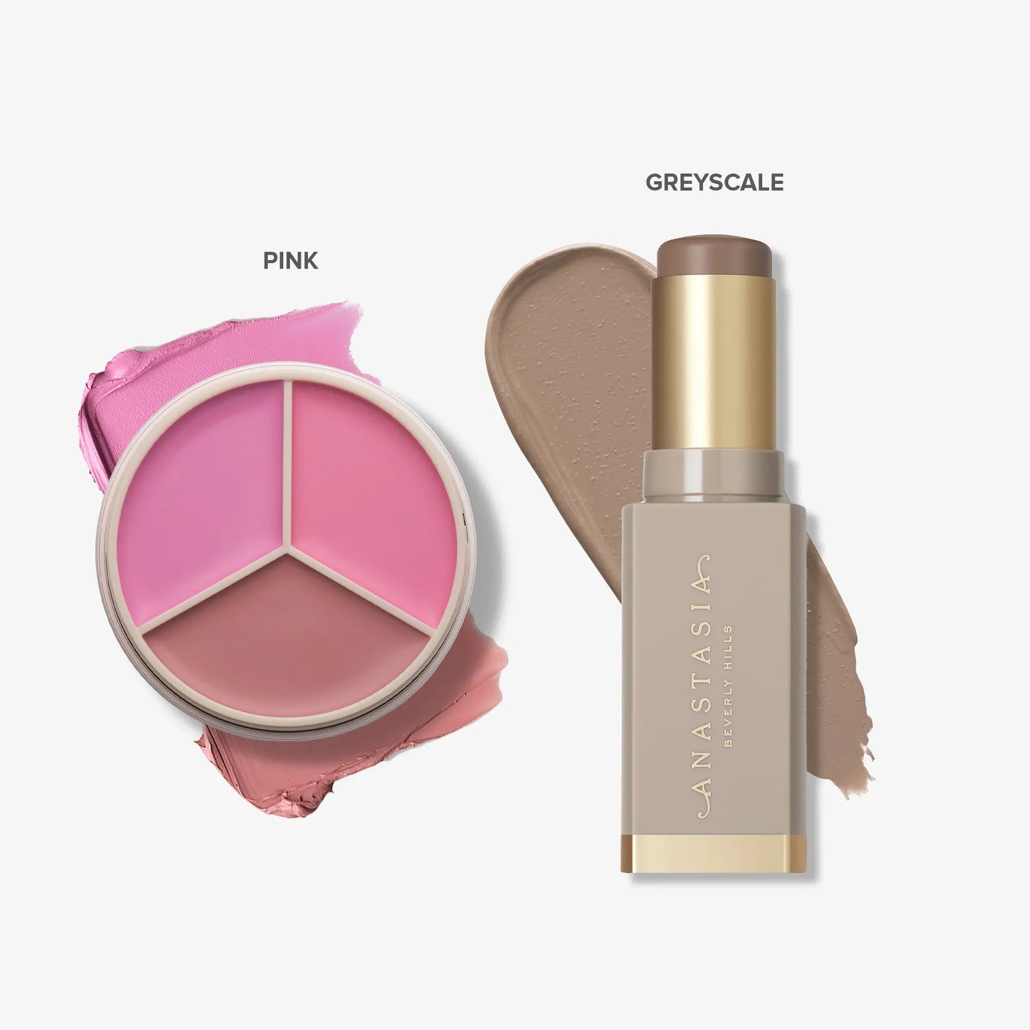 Full Pigment Sculpt & Blush 2-Piece Set - Pink Magic Touch Blush Trio + Smooth Blur Contour Beauty Cosmetics Cosmetics Products