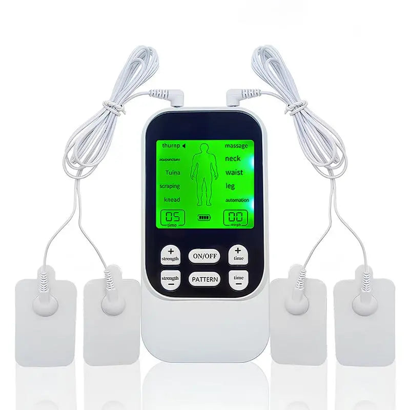 Revolutionary Compact Muscle Massage Unit - Rechargeable Body Massager with 10 Pads, 10 Modes & 30 Intensity Levels for Ultimate Pain Relief